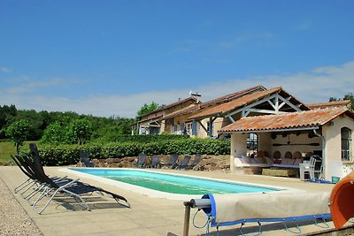 Beautiful holiday home in Roussines with swim...