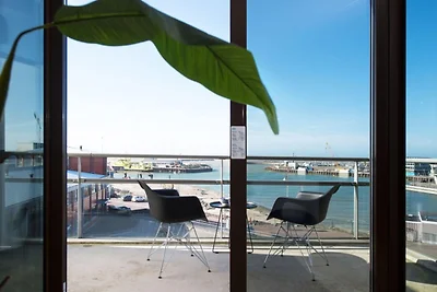 Ferienwohnung mit Meerblick und Balkon
