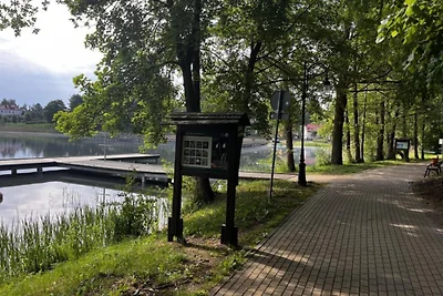 Ferienhaus mit Terrasse, direkt am See