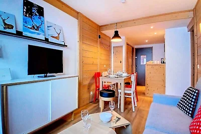 Wohnung in Les Menuires mit Bergblick