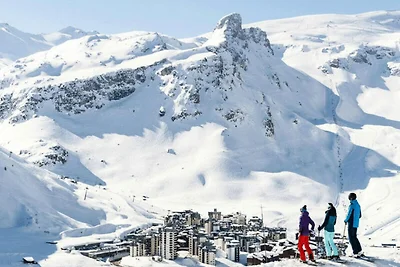 Apartment in Tignes mit Seeblick und Spa