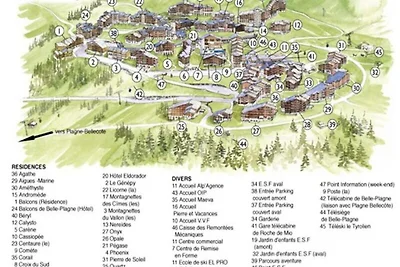 Ferienhaus in Belle Plagne an den Skipisten