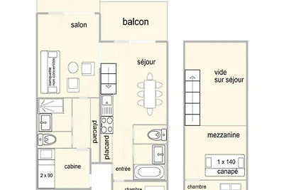 Apartment in Les Carrets in der Nähe der...