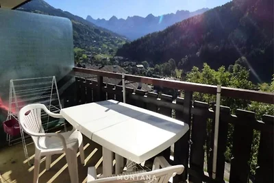 Studio in Aravis mit Bergpanorama