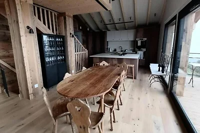 Chalet in Montalbert mit Blick auf das Tal