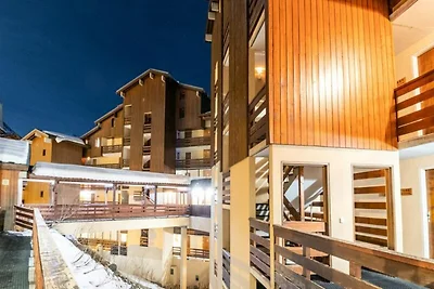Wohnung in Val Thorens mit Pistenblick
