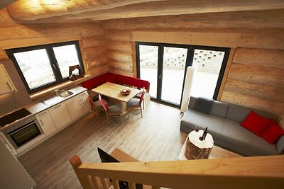 Holzchalet mit Terrasse