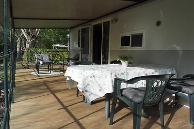 Casa mobile con veranda privata in Toscana