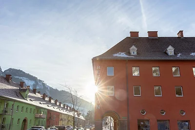 Wohnung in den Alpen mit Aussicht