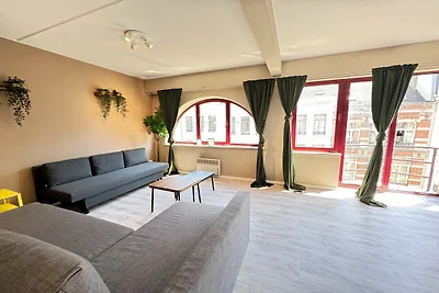 Apartment in Antwerpen mit Gartenblick
