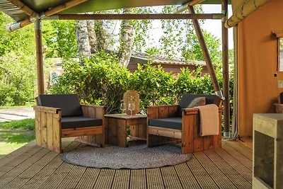 Charmantes Safari-Zelt für Familien-Glamping