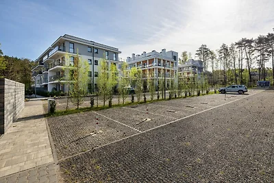 Komfortable Wohnung, Schwimmbad, Pobierowo