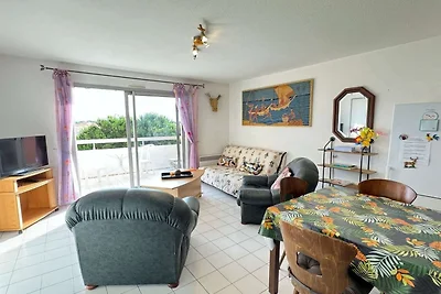 Appartement vlakbij het strand met balkon