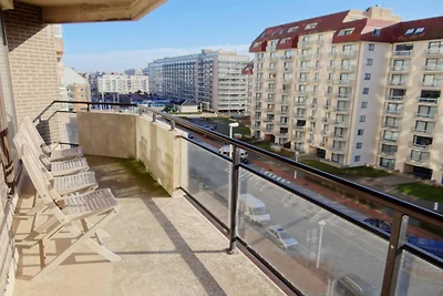 Appartement in Nieuwpoort met zeezicht
