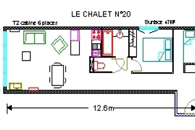 2 Zimmer für 6 Personen