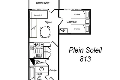 Appartamento a Mottaret con accesso diretto a...