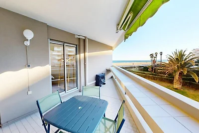 Appartement in Canet Sud met uitzicht op zee