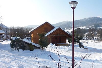 Holzchalet mit Geschirrspüler und Waschmaschi...
