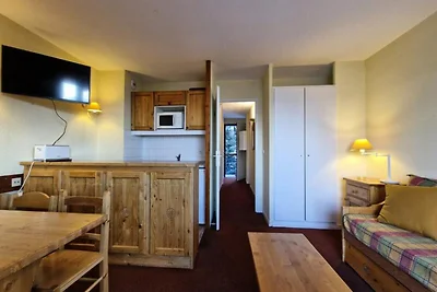 Apartment in Les Arcs mit Blick auf das Tal