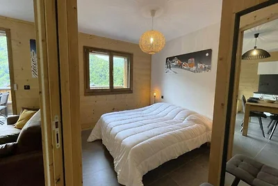 Ferienwohnung in Arves mit Blick auf die...