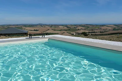 Ferienwohnung mit Pool y Panoramablick