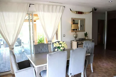 Holiday home with large garden and pool