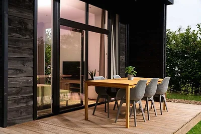 Premium-Lodge mit Whirlpool und Sauna für 5...