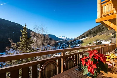 Chalet in Grand-Bornand mit Sauna & Blick