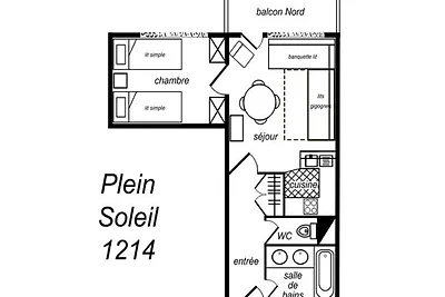 Appartement in Méribel aan de skipistes