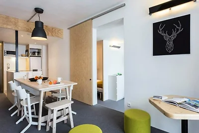 Apartment in Arc mit Blick auf den Mont Blanc