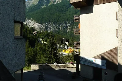 Ferienhaus in Alpen mit Talblick