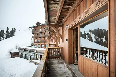 Apartment in La Plagne mit Spa & Pool