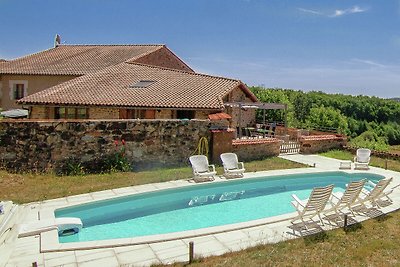 Spacious Holiday Home in Roussines with Priva...