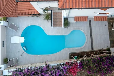 Villa mit Whirlpool, Aussicht in Rethymno