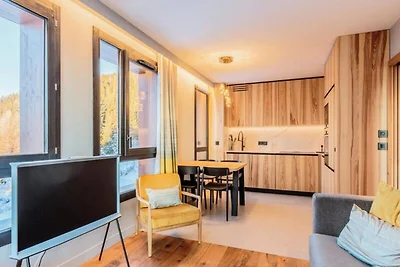 Apartment in Les Arcs mit Spa und Blick auf d...