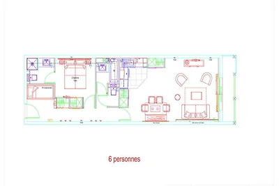 Studio für 6 Personen