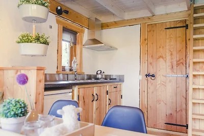 Schönes Baumhaus aus Holz mit Terrasse