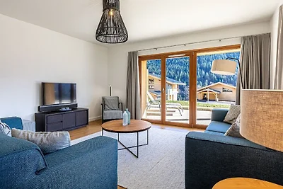 Chalet am Genfersee in den Alpen