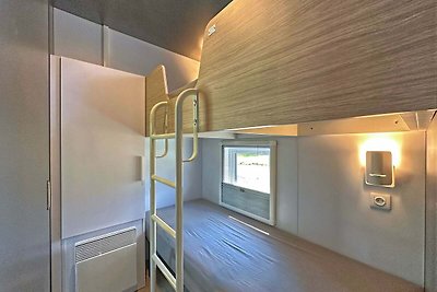 Tiny house met uitzicht op het meer