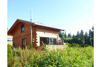 Blockhütte im Harz mit Sauna und Kamin
