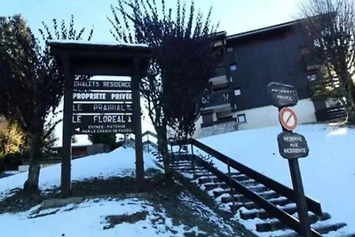 Wohnung in Megève mit Bergblick