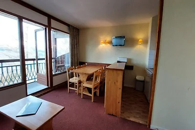 Apartment in Les Arcs mit Blick auf das Tal