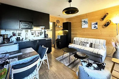 Appartement in Le Mélezet met uitzicht op de...