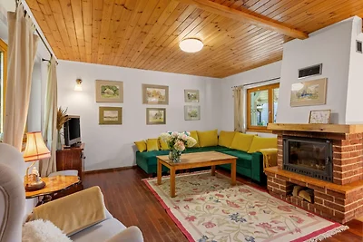 Komfortables Ferienhaus mit Kamin, Bobolin