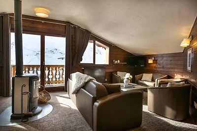 Rustieke skihut voor 10 personen