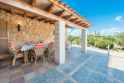 Sa Plana (cala Bona) - Ferienhaus Mit Pool