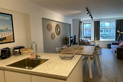 Appartement in Nieuwpoort met zee en strand