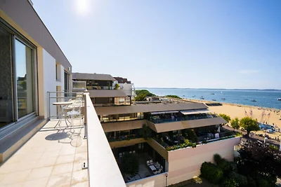 Geneviève auf dem Dach