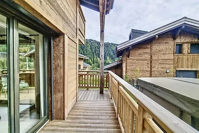 Appartamento a Les Gets con giardino jacuzzi