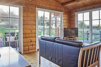 Chalet di tronchi panoramico a Sandvig-By...
